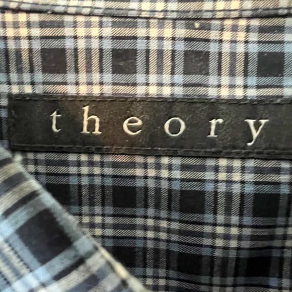 Theory Men's Button Down Dress Shirt - Picture 6 of 7